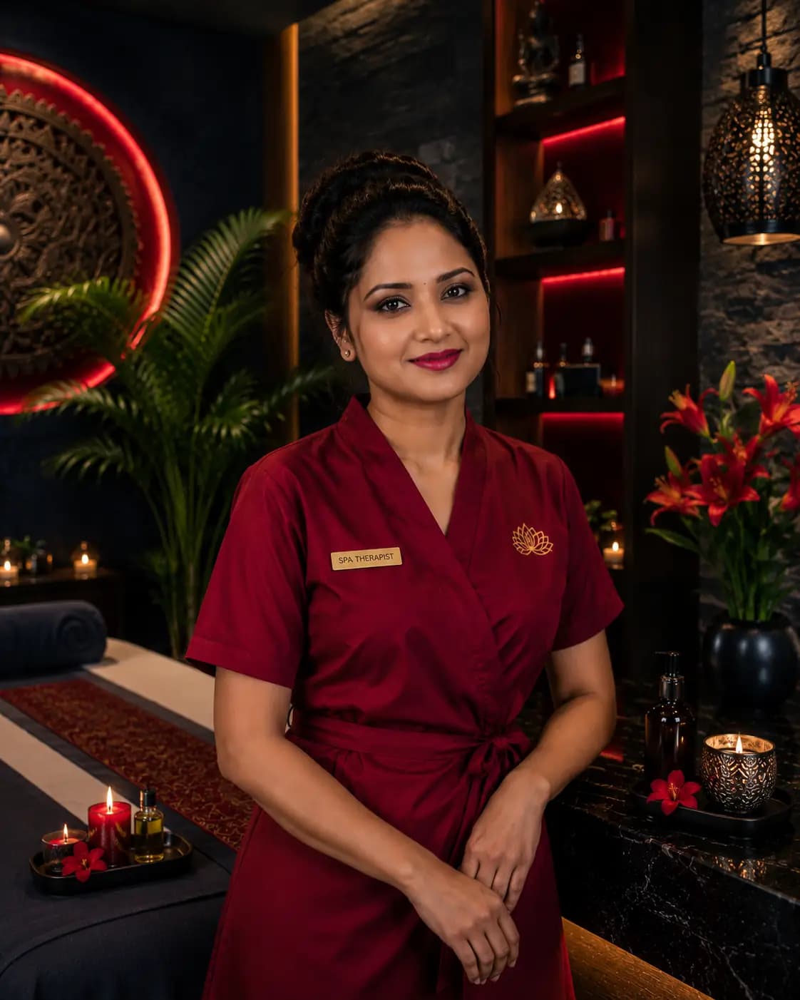 Four hand massage scrub and jacuzzi treatment at Spa Palm Amore