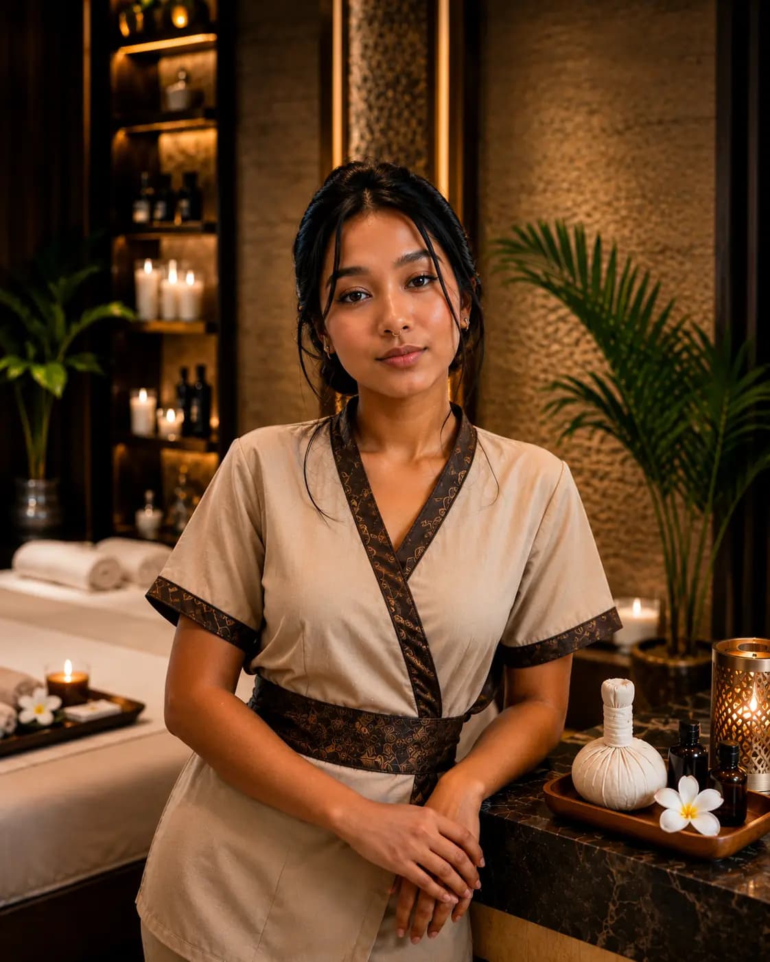 Professional deep tissue massage at Spa Palm Amore in Bandra
